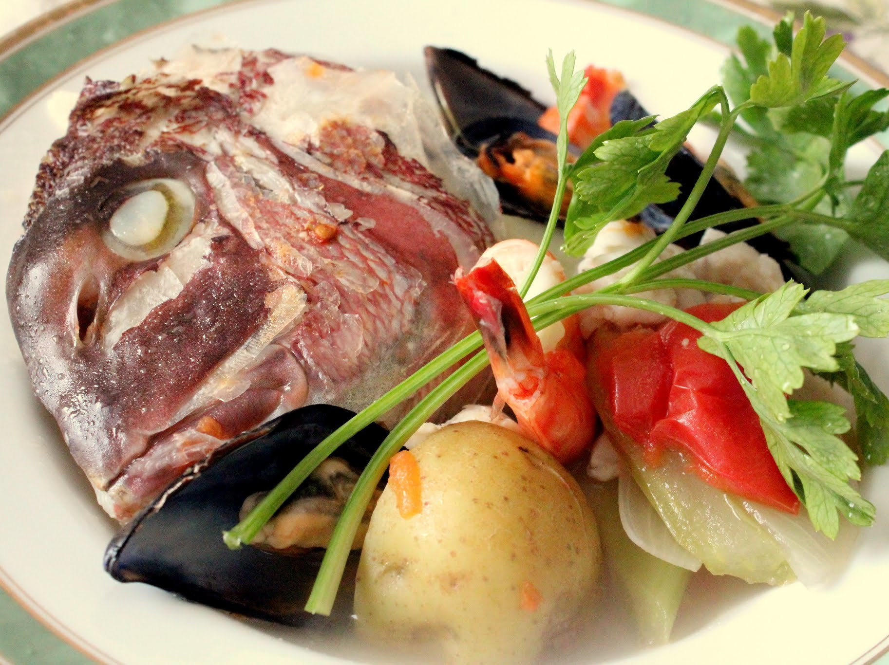 鯛のアクアパッツァ