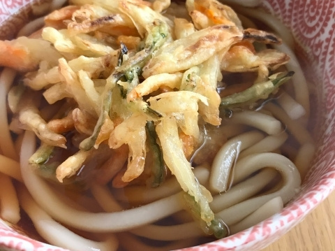 手打ちうどん＆かき揚げ